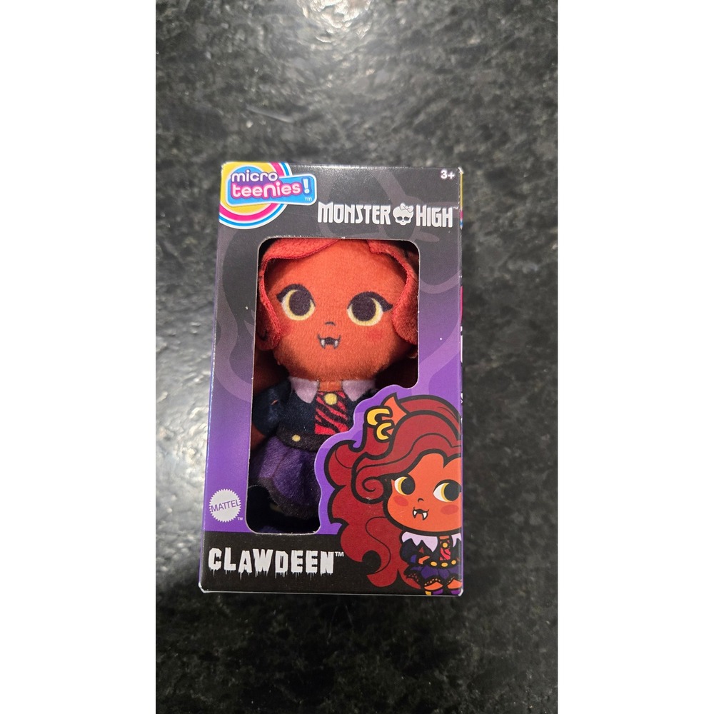Monster High Micro Teenie Keychain Clawdeen Wolf Doll Collectible Mattel